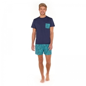 heliopolis turquoise print