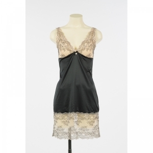 lingerietw cream/nero