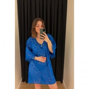 La muse dentelle cobalt