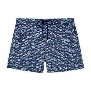 trouville navy print