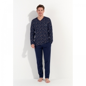 mandala Navy print