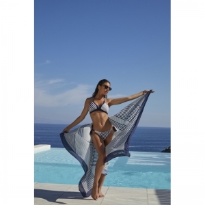 rayure en ligne blauwe streep