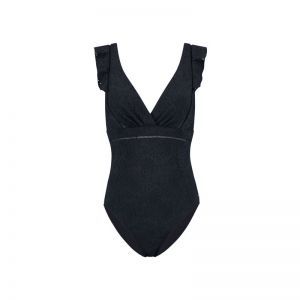 black embroidery zwart