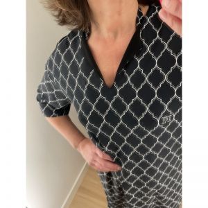 Aidone Zwart motief