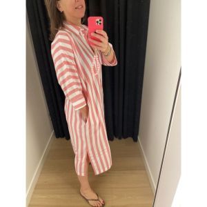 pluz streep coral pi