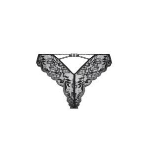 cuir sexy couture noir argent