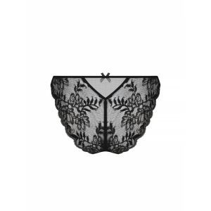 cuir sexy couture noir argent