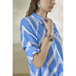 orvane streep blauw