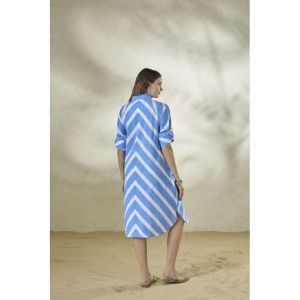 orvane streep blauw